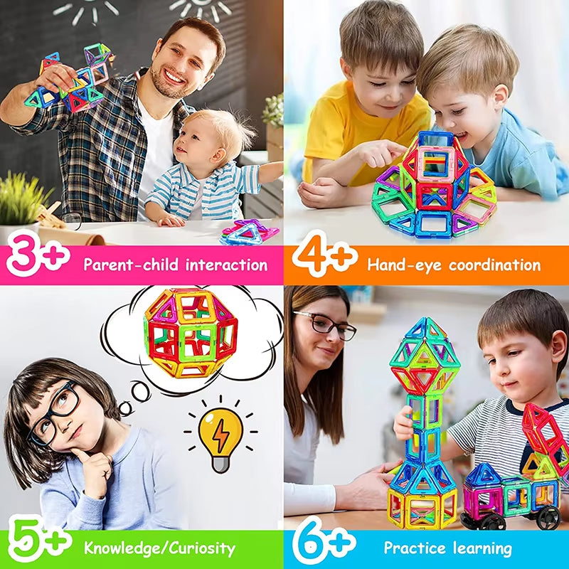 KidsMag™ | Magnetic Building Blocks Set