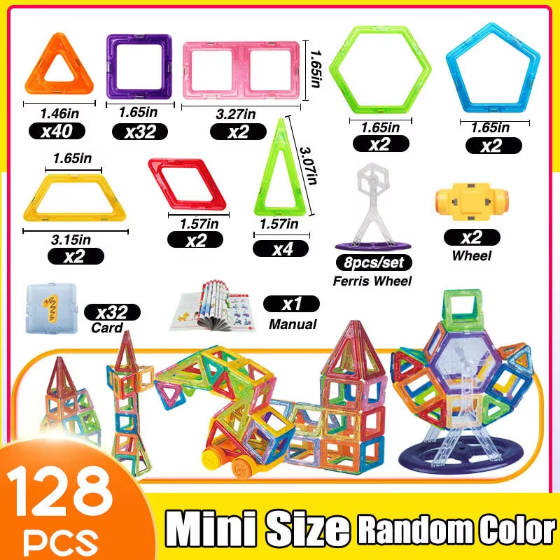 KidsMag™ | Magnetic Building Blocks Set