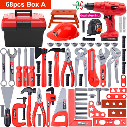 Junior Builder's Electric Toy Tool Set