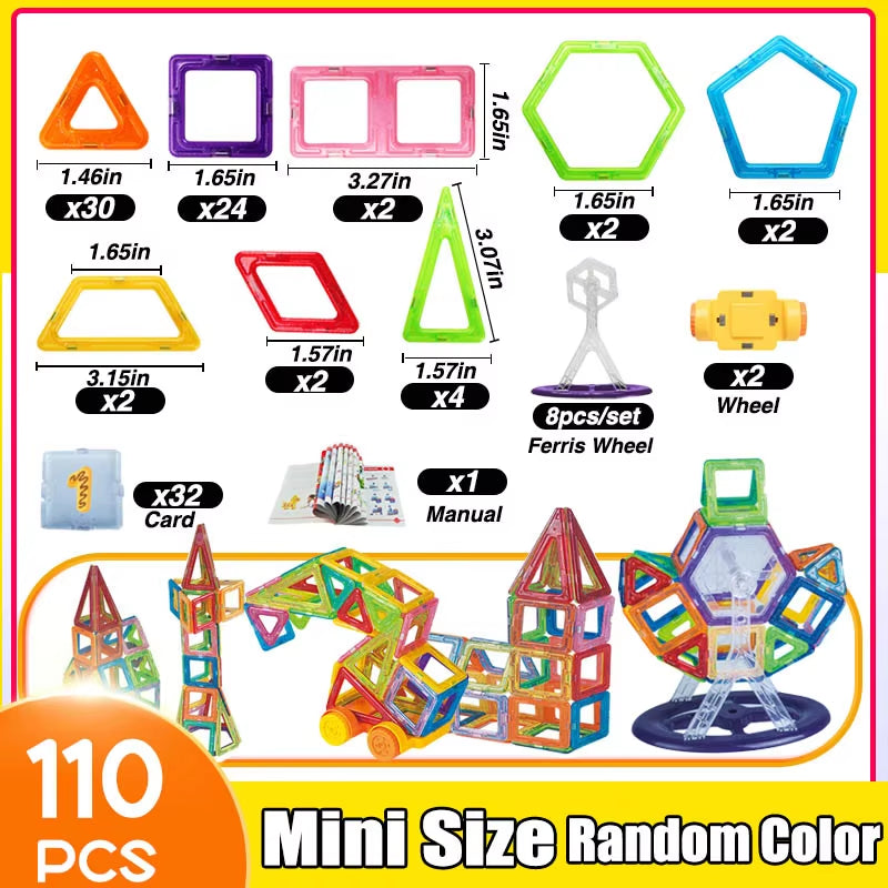 KidsMag™ | Magnetic Building Blocks Set