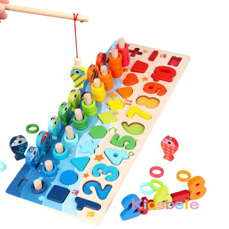 Woods™ | Develop the skills - Montessori wooden playboard