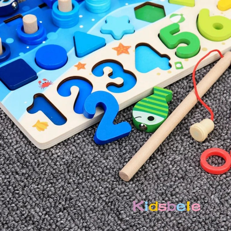 Woods™ | Develop the skills - Montessori wooden playboard