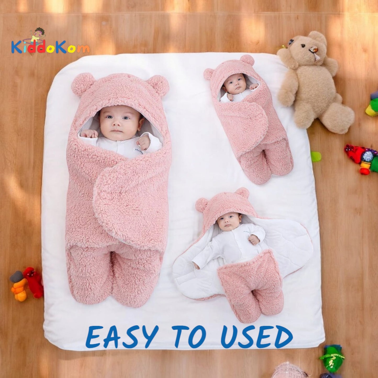 SnuggleBear™ - Baby Swaddle Blanket